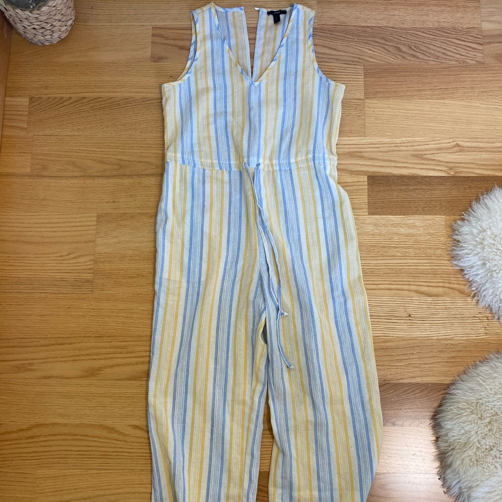 Drew women’s blue and yellow jumpsuit